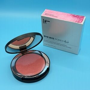 IT Cosmetics Bye Bye Pores Blush Sweet Cheeks 0.192 oz NEW warm peachy pink